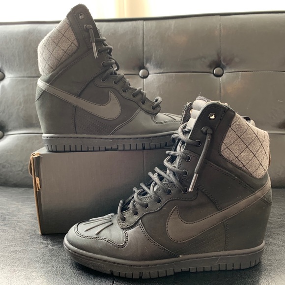 Nike Shoes - Nike Dunk Sky High Wedge SneakerBoot